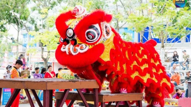 Múa Lân mang lại sự may mắn