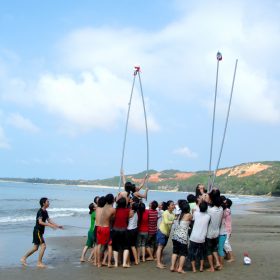 Hoạt động vui chơi trong buổi dã ngoại